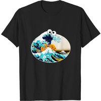 T-shirt Googly La Grande Vague de Cookies de Kanagawa pour Hommes — T-shirts pour hommes