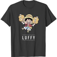 One Piece Luffy Eat T-Shirt for Men - Black