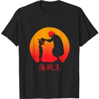 T-shirt pour hommes Luffy Shanks One Piece — T-shirts pour hommes