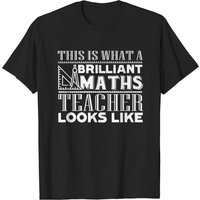 T-shirt Enseignant de Mathématiques Brillant pour Hommes — T-shirts pour hommes