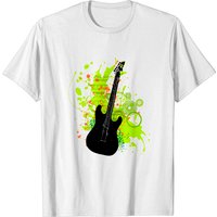 Lime Guitar T-Shirt for Men