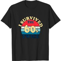 T-shirt Premium I Survived The Sixties 60s Twice pour hommes — T-shirts pour hommes