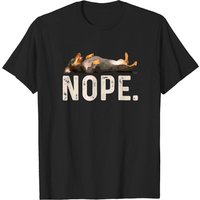 Nope Lazy Dachshund T-shirt for Men
