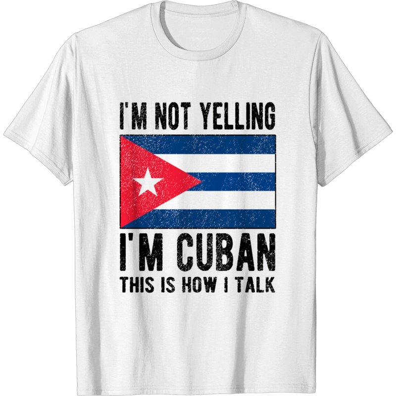 T-shirt Drapeau Cubain Cuba Roots pour Hommes — T-shirts pour hommes