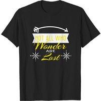 T-shirt pour hommes "Not All Who Wander Are Lost — T-shirts pour hommes