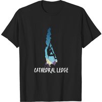 Vintage Cathedral Ledge Mountain Climbing T-Shirt for Men