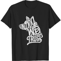 T-shirt In Dog We Trust pour hommes — T-shirts pour hommes