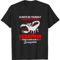 T-shirt Scorpion pour hommes en noir