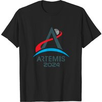 T-shirt pour hommes Nasa Artemis Destination Lune 2024 — T-shirts pour hommes