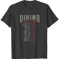 Viking World Tour T-Shirt for Men in Black