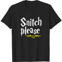 T-shirt Snitch Please pour hommes en noir