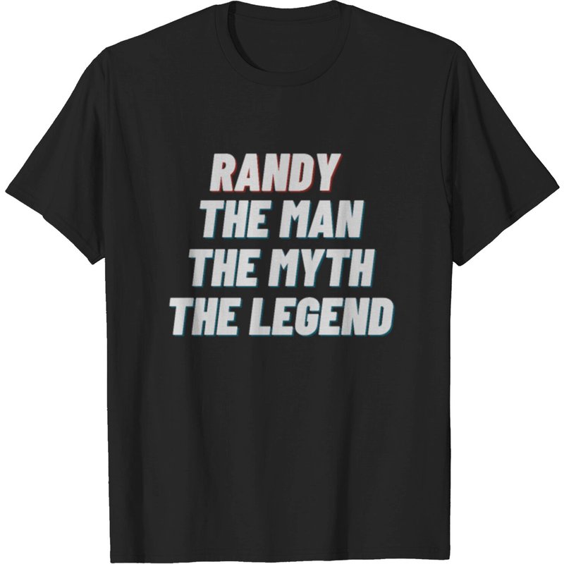 Randy The Man The Myth The Legend T-shirt pour hommes — T-shirts pour hommes