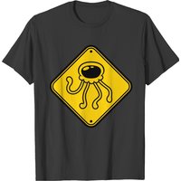 T-shirt Beware Here Jellyfish pour hommes — T-shirts pour hommes