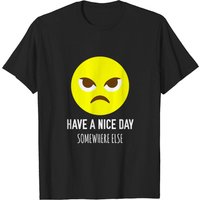 Grumpy Premium T-Shirt for Men - Have A Nice Day Somewhere Else