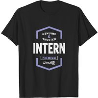 Intern Logo Tees T-Shirt for Men in Black