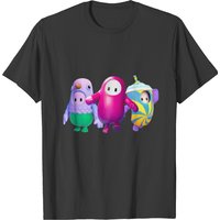 T-shirt Fall Guys pour hommes en noir — T-shirts pour hommes