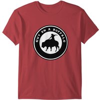 Guy On A Buffalo Men's T-Shirt