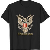 E Pluribus Unum T-shirt for Men in Black