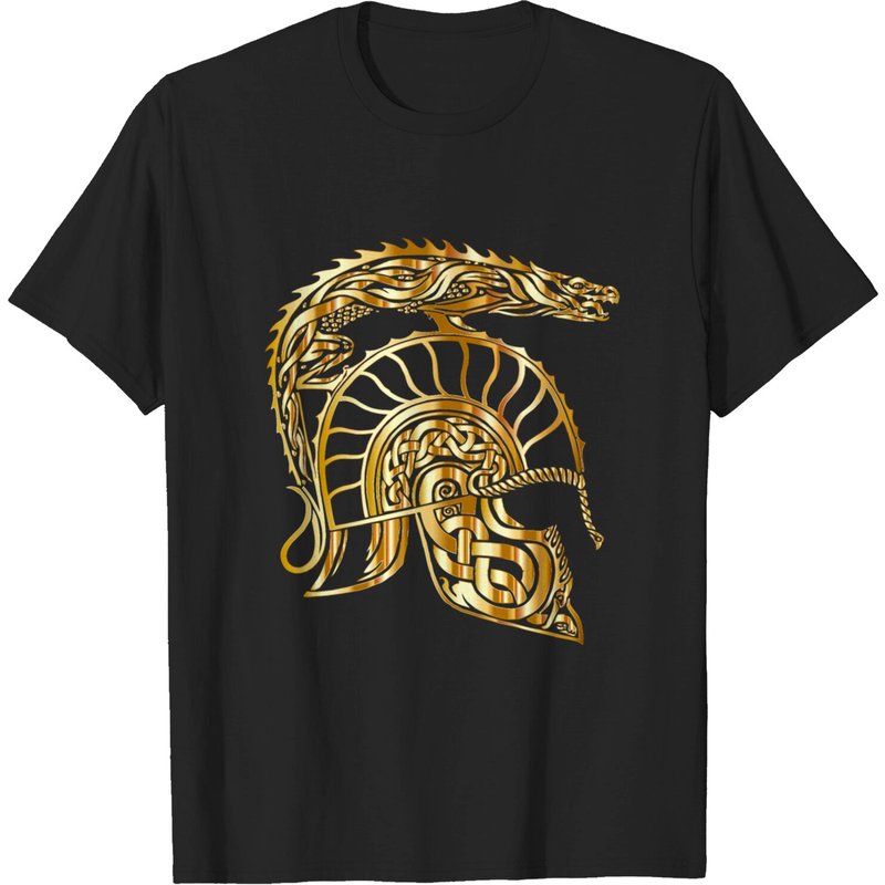 Children Of Hurin Dragon Helm Gold T-shirt for Men — Mens T Shirts