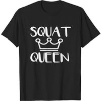 T-shirt Squat Queen pour hommes en noir — T-shirts pour hommes