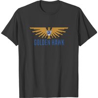 T-shirt noir pour hommes Golden Hawk — T-shirts pour hommes