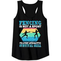 Fencing Funny Fencing Tank Tops for Men