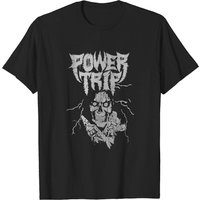 Power Trip Thrash Crossover Punk T-Shirt for Men