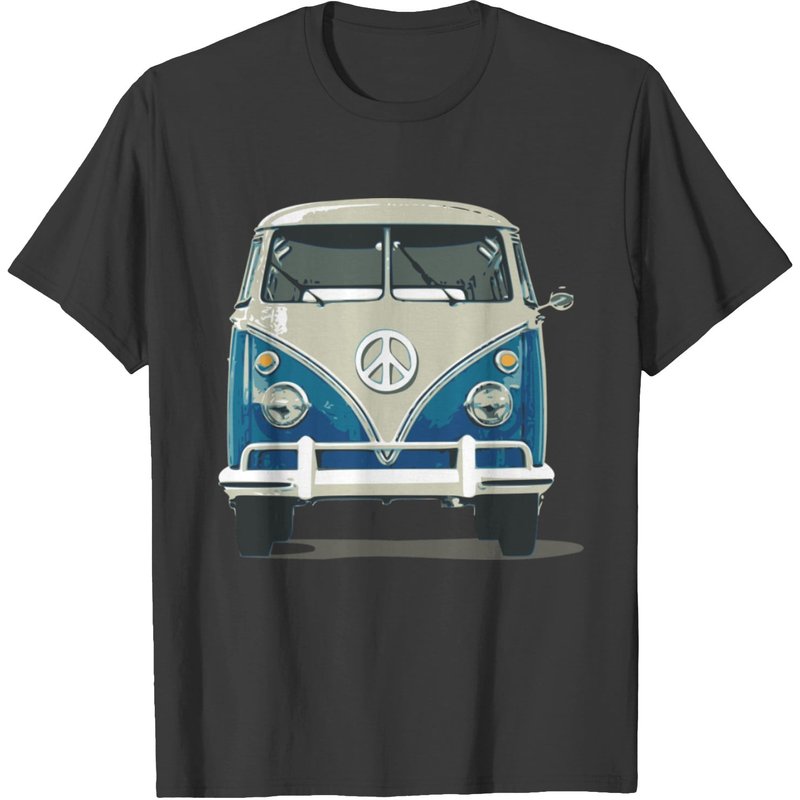 Bus 156594 1280 Men's T-Shirt in Black — Mens T Shirts