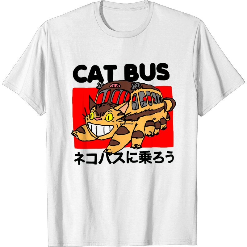 Cat Bus T-Shirt for Men — Mens T Shirts