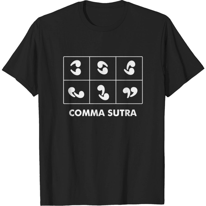 Comma Sutra Men's T-Shirt in Black