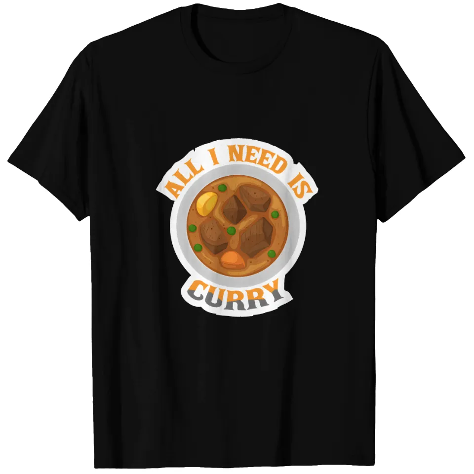 Tout ce dont j'ai besoin, c'est de curry T-shirt pour hommes — T-shirts pour hommes