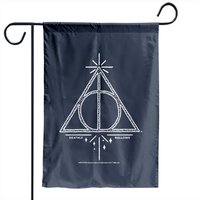 Drapeaux de jardin symbole des Reliques de la Mort Harry Potter — Drapeaux décoratifs