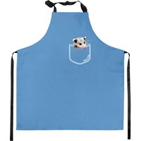 Pocket Possum Kitchen Apron with Funny Opossum Design — Kitchen Aprons