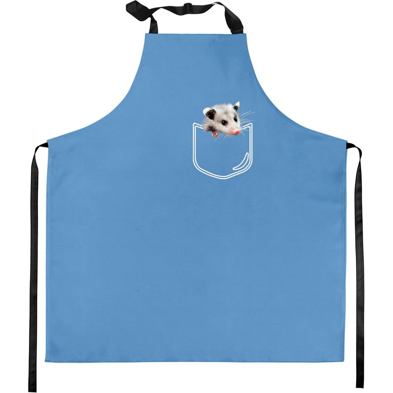 Tablier de Cuisine Pocket Possum avec Design Humoristique d'Opossum — Tabliers de cuisine