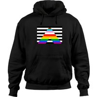 Hoodies Unisexe avec le Drapeau Progressif de l'Allié LGBTQ