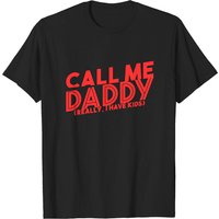 T-shirt pour la fête des pères en noir — T-shirts pour hommes
