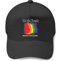 We The People Means Everyone Casquette de Fierté Gay — Casquette de baseball