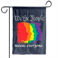 We The People Means Everyone - Gay Pride Garden Flags — Decorative Flags