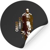 Omar Comin' The Wire - Omar Little Stickers