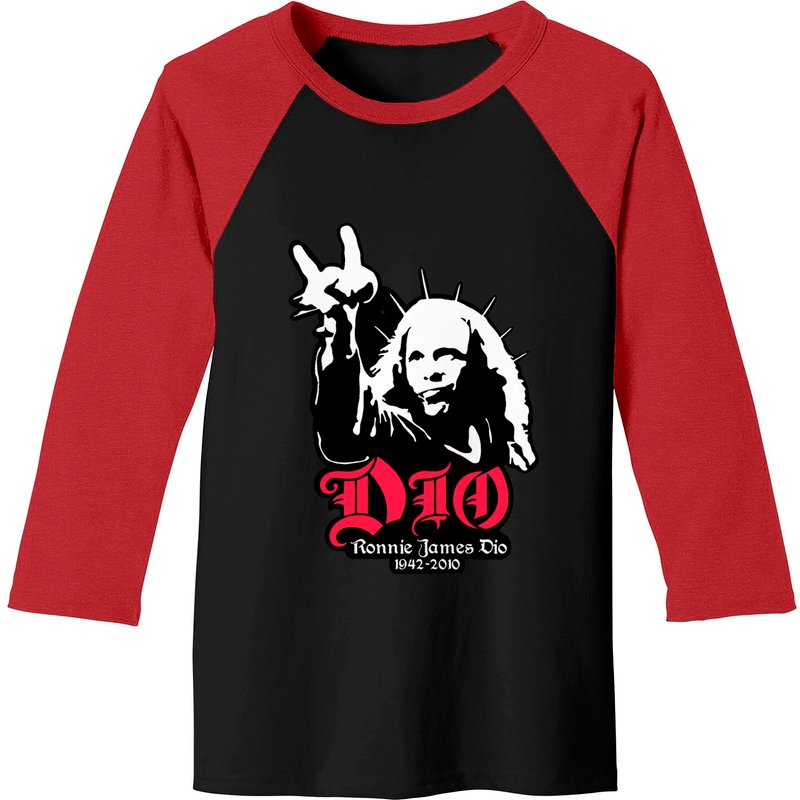 T-shirt Unisexe Baseball Ronnie James Dio pour Hommes — T-shirts pour hommes