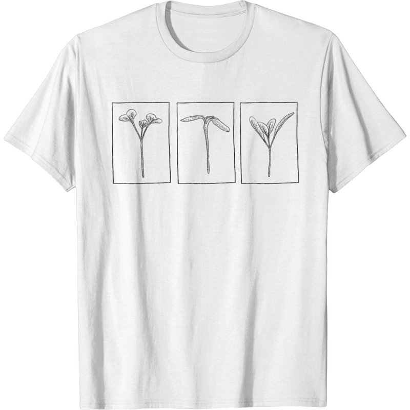 Three Microgreens Men's T-Shirt — Mens T Shirts