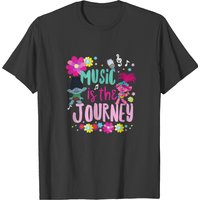 T-shirt pour hommes Trolls World Tour Music Is The Journey
