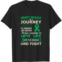 T-shirt Homme : La Maladie Rénale Est Un Voyage — T-shirts pour hommes