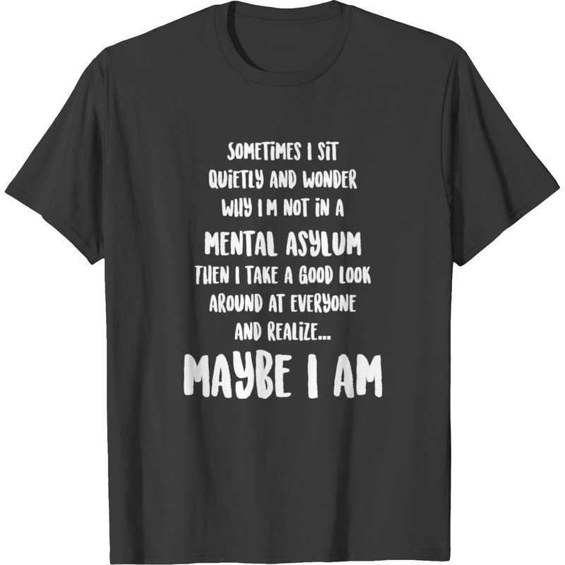 Parfois, je reste silencieusement et me demande pourquoi je ne suis pas en T-shirt — T-shirts pour hommes
