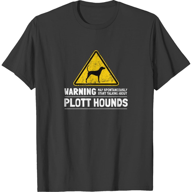 T-shirt Humoristique Plott Hound Avertissement pour Hommes — T-shirts pour hommes