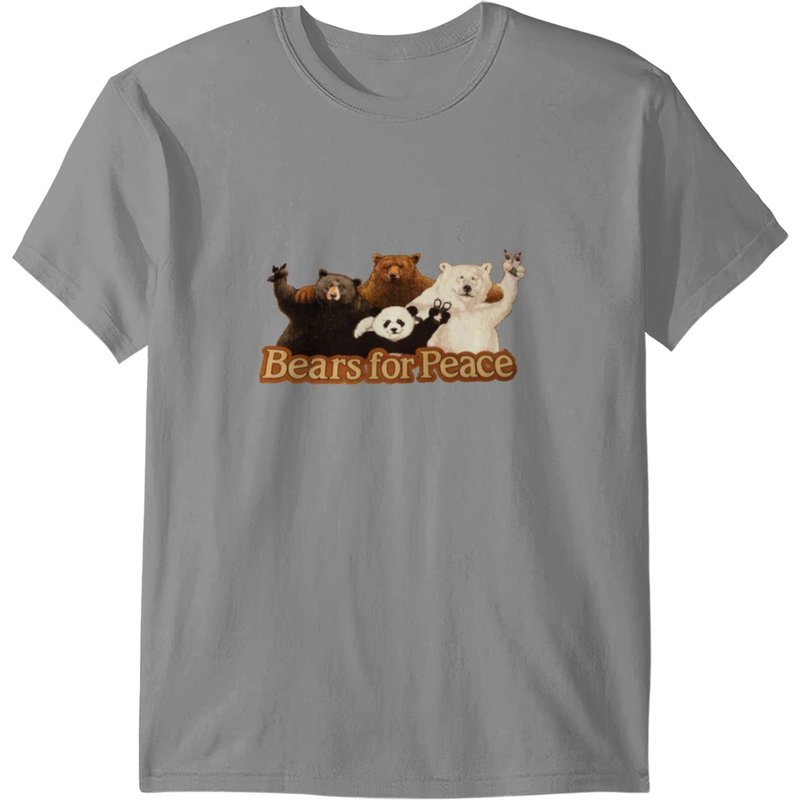 T-shirt Transparent Oie Bears For Peace pour Hommes — T-shirts pour hommes