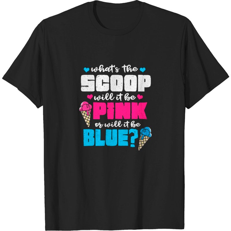 T-shirt pour hommes de révélation de genre en noir — T-shirts pour hommes
