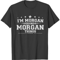 T-shirt Morgan pour hommes en noir — T-shirts pour hommes