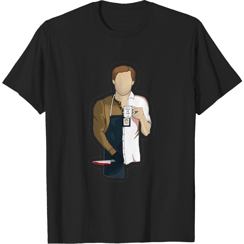 T-shirt Dexter Morgan pour hommes en noir — T-shirts pour hommes