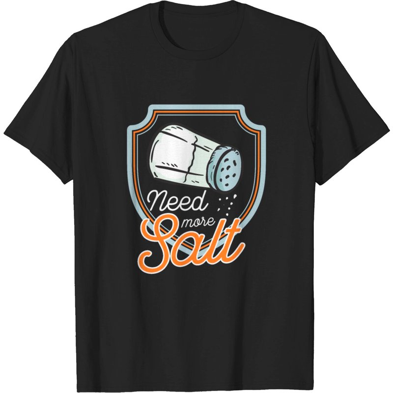 T-shirt Humoristique avec Salière pour Hommes — T-shirts pour hommes